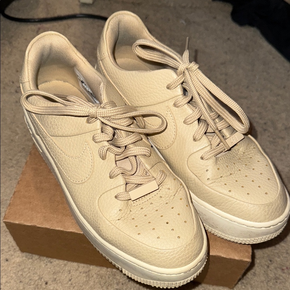Beige Sneakers